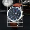 Top AAA Quality Iwcity Watch Luxury Mens Big Pilot Watches Auto Mechanical Uhren Super Luminous Watchmen Leather Strap Series Watches A613