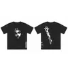 T-shirts masculins 2022 T-shirt de mode de mode d'été Tshirt pour l'homme Shirts White Snake célèbre Big V Hip Hop Men Hip Hop Men Tshirts W Dhil2