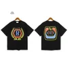 Rhude Mens T Shirt Designer för män Kort ärm Rhudes Trycktröjor Tee Top Loose Tshirt Woman Overdimensionerad topps USA Size Polo CD