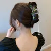 Hårklämmor Barrettes mode Nya bambu Tassel Grab Clip Female Ponytail Braid stor haj Elegant Ancient Style Headbonad Drop Delive Otajd