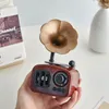 Dekorative Figuren Retro Phonograph Music Box Mini Musical Classical Art Decor Home Crafts keine Batterie -Desktop -Jahre -Geschenke