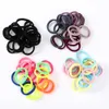 Accessoires de cheveux loin de 50 pièces / set Girl Bandons Femmes et supports de queue de cheval pour enfants Ribbons élastiques D240513