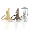 Chaîne métallique France Stock Key Ring Eiffel Tower Keychain 3 Chaîne de couleurs