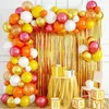 Party -Dekoration Regen Seidenvorhang 1x1 Meter Band Bright Birthday Hochzeit Hintergrund Tür Quasten Quasten