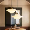 Nordisk grädde vindmjölk glas konst dekorativa pendelljus led e27 moderna ljusarmaturer kök ö matsal sängplats säng