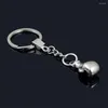 Keychains Unisexe Mini Metal Alloy Gift Rêve Dreated Cary Quality Keyfob Key Ring Boxing Gants Keychain