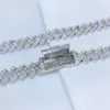 Pass Diamond Tester 13mm 22 14K 18K Gold Big Iced Out Moissanite Miami Hip Hop Jewelry Chain Link Chain