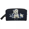 Sacs de rangement Travel West Highland White Terrier Dog Toolitry Sac Kawaii Westie chiot cosmétique Organisateur de maquillage beauté Kit Dopp Kit