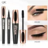 QIC QINI Kolorowe 4D Eye Black 2in1 Eyeliner Pen Suit Waterproof Natural Curly Beauty Makeup