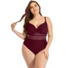 Maiô de tamanho grande para mulheres One Piece Plus Swimwear Swim Swim Tene 1 Peça 3xl xxl One peça Bikini Set Suiting de banho 240506