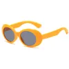 child fashion trendy street snap sunglasses vintage girls boys oval sunglasses cool unique beach sun glasses