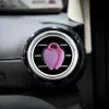 Säkerhetsbälten tillbehör rosa 2 tecknad bil luft vent