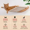 Cat Beds Furniture The wall mounted cat stand has two steps - a cat wall stand and a shelter used for sleeping playing and climbing