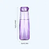 Vinglasglasögon Diamond Water Bottle Glass Cup Lead-Free Heat Resistant Portable Travel Caring For Drinkware Outdoor Student
