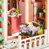 Architecture/DIY House Handmade Building Model Dollhouses Wooden Toy Doll House Miniature Furniture Assemble Puzzle Kit With LED Toys For Kids Gifts