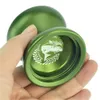 Yoyo eboyu n12 yoyo classique jouet yoyo magic yoyo requin honneur techniques de cordes en aluminium vert clair