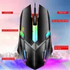 Tangentbord RYRA Gamer Keyboard and Mouse Combo Set RGB LED 104-Key Wired Waterproof Gaming Notebook Laptop Desktop PC Tablet Drop Deliv Otlxd