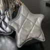 12A Luxury 24c étoiles Hanging Sac classique pur à la main à la main exclusive en cuir personnalisé métallique métallique brillant sac de banlieue pour femmes sacs crossbody sac