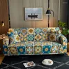 Couvre la chaise Boho Modèle Universal Sofa Cover Dust Proof Scecover pour 1/2/3/4 Seater Stretch Full Wrap Coushion