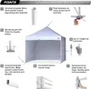Tält och skyddsrum enkelt pop -up taktält med sidoväggar - serie 8 x fot kommersiell full trussstruktur större starkerq240511