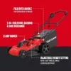 Lawn Mower Electric Lawn Mower 20 inch touw 13 AH REDQ240514