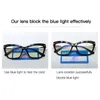 Lunettes de soleil Frames Blue Light Blocking Lunes pour femmes Cadre de lunettes anti-radiation Optical Eyewear Cadre des lunettes