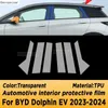 BYD Dolphin EV Electric 2023 2024 Gearbox Panel Navigation Screen Automotive Interior TPU Protective Film Antiscratch T24050のその他のインテリアアクセサリ