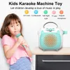 Bluetooth Kids Wireless Music Player Childrens Karaoke Singing Machine Toy Dinger для мальчика Girl Party Led Light Support TF 240514