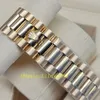 New Fashion Men's Watch 3235 Mechanical Automatic Movement 36mm Diamond Sapphire Dial Dial 18K Gold Band 118238