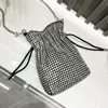 2024 Luxury Design Rhinestone Evening Bags Handmade Diamond Shiny Handbag Shoulder Crossbody Bags For Girls Party Wedding Cluth Bags