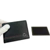 Billeteras de diseñador Titular de tarjetas para hombres y mujeres Luxury Dollar Clip de marca portátil Monedera Case de tarjeta de crédito Caja de regalo original Mini billetera