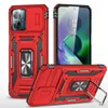 Camera Cases For MOTO G14 G54 G84 Edge 40 Neo G Play Stylus Power 2024 4G 5G Armor Window Phone Ring Case