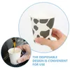 Dîner jetable 20pcs Party Paper Cup Decor Cow theme tass Impring Kids Birthday Supplies