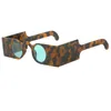 Sonnenbrille Populärer neuer Quadrat- und Rundrahmen Sonnenbrille Lampenschein Internet Celebrity INS Mode Sonnenbrille für Männer und Frauen Hip Hop Y240513