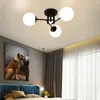 Mjölkglas takljus modern taklampa vardagsrum belysning fixtur sovrum ytmontering e27 glödlampa tak