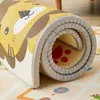 Speel matten Nieuwe dikke 1 cm Giraffe Lion Baby Play Mat Puzzle Childrens Mat Baby klimblokkussen Kinderen Babyspellen Matten speelgoed voor kinderen cadeau T240513