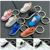3d chaussures modle keychains basketball sport chaussure clé pendentif accessoires de mode portef