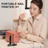 Best selling mini hotest mobile wrap art photo cheap printer tools robot patter finger nail printer equipment with WIFI