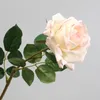 Fiori decorativi 4pcs a mano-a mano rose idratanti artificiali touch tocco fiore da sposa decorazione per matrimoni per la casa