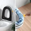 Kudde toalettstol varmare täcker tvättbara badrum tjockare kuddar med vattentät dragkedja handtagstecknad film