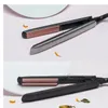 Professional Hair Straightener Curler Negative Ion Hair Flat Iron LCD MCH Heating Fast Roll Straight Curling Iron Corrugation 240514