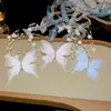 Choker Fashion Elegant Sweet Imitation Perle Collier For Women Girls Advanced Sense Butterfly Ruban Clavicular Chain Bijoux Cadeaux