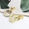 20100pcs 51x30mm Zakken licht goud zware 2 ringen metalen lederen accessoires naaimbanden riem ambachten 240429