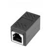 1PC RJ45 Rede de conector Extender Ethernet Kabel RJ45 Adaptador Gigabit Interface feminino para feminino Connecto