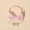 Accessoires de cheveux Bands de cheveux doux Baby Girl Band Bows Solid Bows Elastic Newbord Hairbands Soft Nylon Toddler Kids Headwear Baby Hair Accessoires