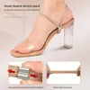 Części butów Wysokie obcasy opaska przeciwpędźpowa shing elastyczne rhinestone stałe pasy desinger pasy sznurowadły dla kobiet
