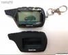 Systèmes d'alarme A91 Dialogue LCD Télécommande FOB Keychain pour l'alarme de voiture à deux voies étoiles A91 ALARME ALAL WX