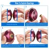 Yoyo Professional Yo ball aluminum alloy responsive Yo Yo with non responsive bearings suitable for professional beginners