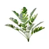 Decorative Flowers Faux Plants Artificial Potted Decoration Desk Simulated Green Fake Banana Tree Leaves For Farmhouse Wedding Party