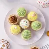 Baking Moulds 125Pcs Paper Muffin Cup Box Cupcake Liner DIY Birthday Wedding Christmas Home Party Dessert Supplies Kitchen Accessories